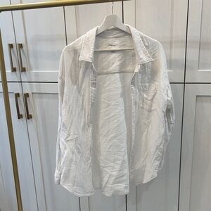 Wilfred Free White Sail Oversized Shirt